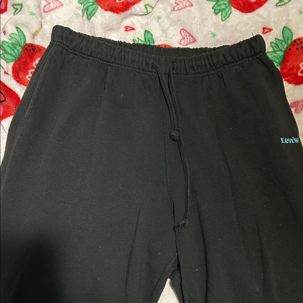 Levi's Black Elastic Waist Pants